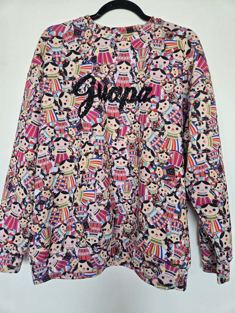 Raíces México Guapa Lele Doll Sweatshirt XL - Picture 3 of 11
